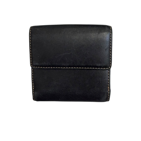 Coach black leather vintage y2k buckle wallet - Picture 4 of 12